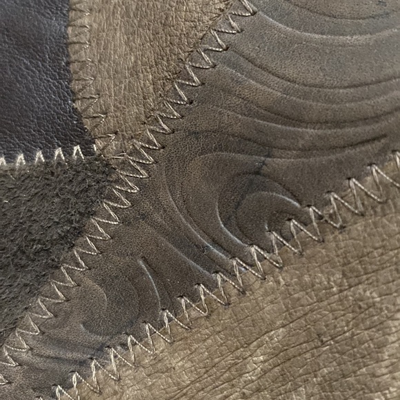 No Brand Bags Vintage Leather Patchwork Crossbodyshoulder Bag